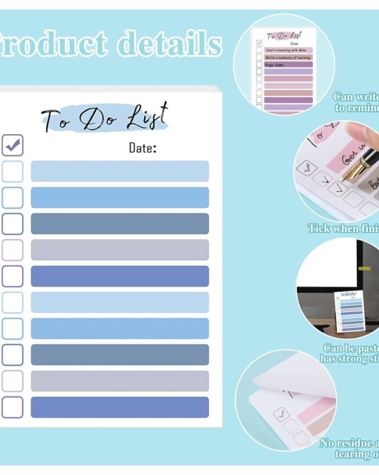Colorful Morandi Sticky Notes for Students - Reusable Fluorescent Memo Pads for Planners, Journals & Study