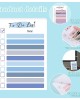 Colorful Morandi Sticky Notes for Students - Reusable Fluorescent Memo Pads for Planners, Journals & Study