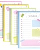 Creative School-Themed Sticky Notes | Morandi Color Sticky Pads for Students, Strong Adhesive & Colorful Memo Sheets