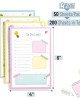 Creative School-Themed Sticky Notes | Morandi Color Sticky Pads for Students, Strong Adhesive & Colorful Memo Sheets