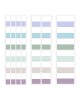 Morandi Index Tabs Sticky Notes - Aesthetic Write-On Labels for Students, Color-Coded Organization, High-Value Design