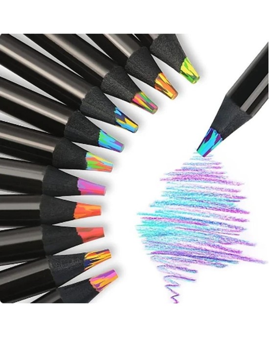 Rainbow Colored Pencil Set for Drawing