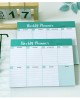 Daily Planner Notepad with Tear-Off Pages | Weekly & Monthly Layouts for Office, School & Memos