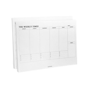 Weekly Planner Notepad with Tear-Off Pages | Dated Agenda & To-Do List for Office & School