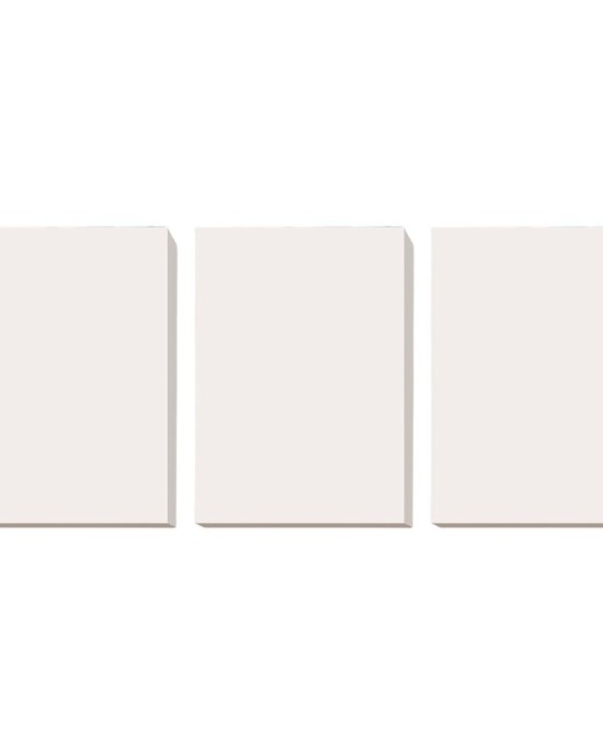 3 Pcs Draft Paper Square Writing Pads Blank Graphing Pad Calculation Pad