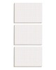 3 Pcs Draft Paper Square Writing Pads Blank Graphing Pad Calculation Pad