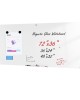 Large 72x36 Inch Magnetic Glass Whiteboard - Wall-Mounted Dry Erase Board with Marker Tray, Eraser & 2 Markers
