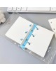 Mini Refillable Notebook with 3-Ring Binder, Pocket Journal for Portable Note Taking, Blank Loose Leaf Paper Inserts