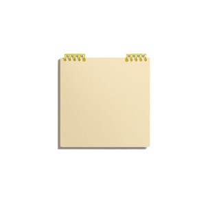 Square Binder Notebook with Premium Paper - Refillable Loose Leaf Journal for Students and Note Taking