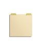 Square Binder Notebook with Premium Paper - Refillable Loose Leaf Journal for Students and Note Taking