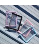 Cute Clear Zipper Binder Cover for A5/A6 Ins Style Planners - 6-Ring Loose Leaf Notebook with Pockets