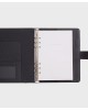 Deluxe Leather Journal - 25K Loose-Leaf Notebook with 100 Pages for Business Meetings & Note-Taking