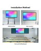 65 Inch 4K All-in-One Interactive Whiteboard, Digital Smart Board with Touch Screen for Classroom Teaching