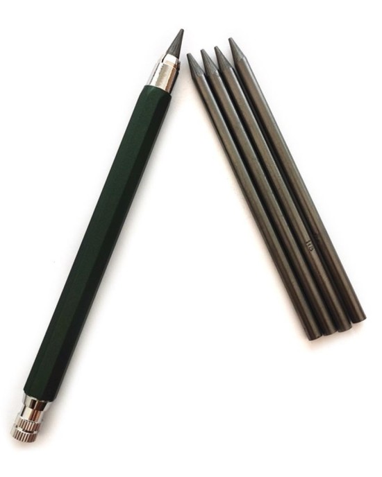 5.6mm Holder Mechanical Pencil for w/ Charcoal Refill Mechanical Drafting Pencil
