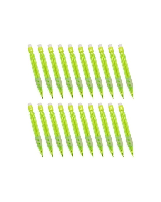 20Pcs Small Mechanical Pencil 0.7MM Automatic Pencil with Eraser for Writing