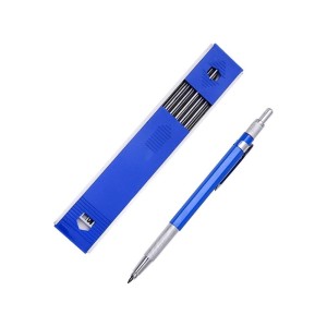 Professional Drawing Pencil Set - 2.0mm Drafting Mechanical Pencil with Black Metal Body for Sketching and Engineering