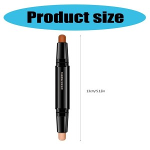 2 In 1 Contours Highlighter Stick Long Lasting Creamy Formula Face Sculpting Travel Friendly
