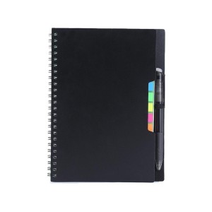 A5 Reusable Smart Notebook - Spiral Bound Erasable Memo Pad with Waterproof Rock Paper