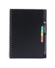 A5 Reusable Smart Notebook - Spiral Bound Erasable Memo Pad with Waterproof Rock Paper