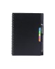 A5 Reusable Smart Notebook - Spiral Bound Erasable Memo Pad with Waterproof Rock Paper