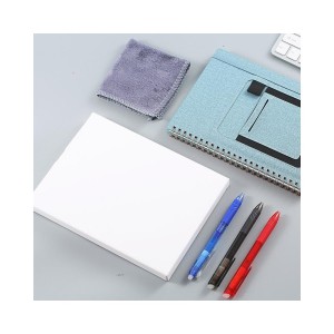 A5 Reusable Leather Notebook with Erasable Spiral Binding - Waterproof Stone Paper Tech for Endless Writing