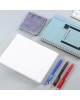 A5 Reusable Leather Notebook with Erasable Spiral Binding - Waterproof Stone Paper Tech for Endless Writing