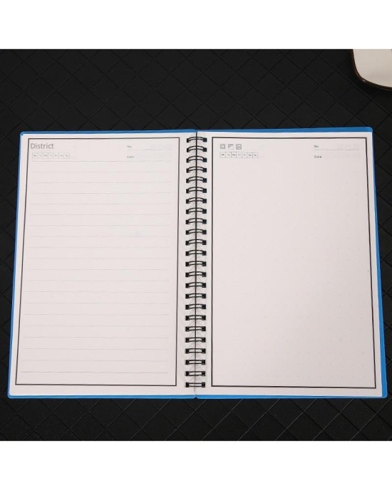 Eco-Friendly Stone Paper Notebook - Waterproof, Erasable & Reusable Spiral Notepad for Endless Writing