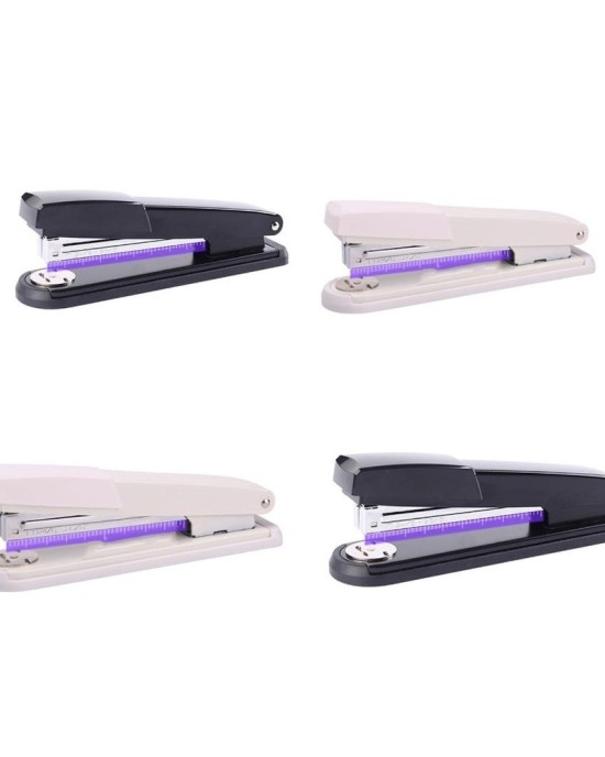 Plastic Stapler Desktop Stapler Easy to Load Office Stapler Effortless Stapler