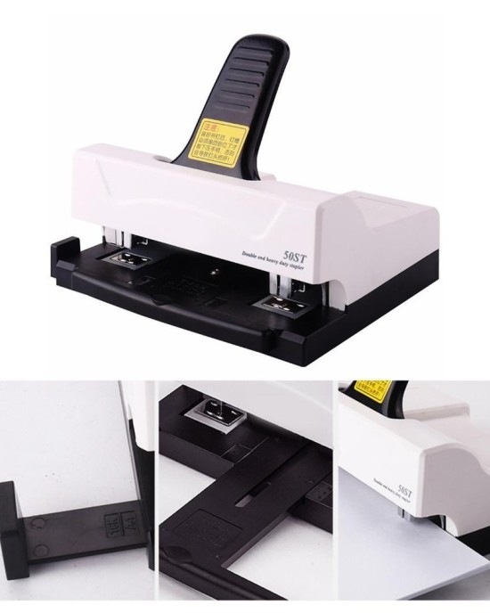 Office Stapler Labor-Saving Stapler Effortless Stapler Double-Head Stapler
