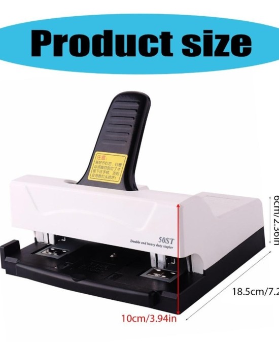 Office Stapler Labor-Saving Stapler Effortless Stapler Double-Head Stapler