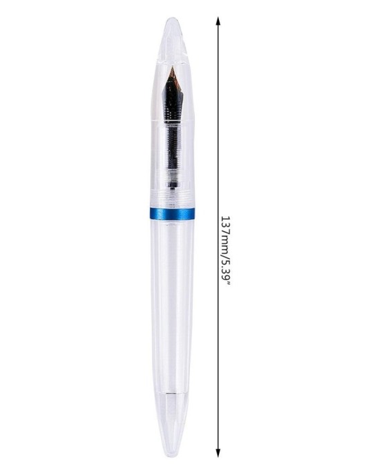 Transparent Colorful Fountain Pen Fit for Drawing Sketching Art Illustrations